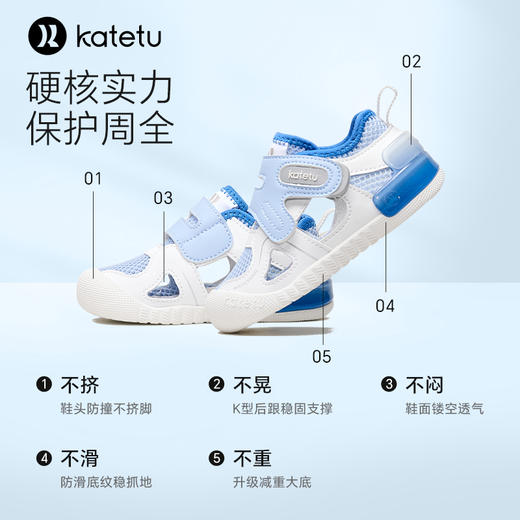 卡特兔小k盾宝宝学步鞋夏季婴儿鞋鞋子包头儿童男童女童男童凉鞋 商品图1