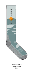 23/24BURTON雪袜W Performance Ultralight Sock-STORY BOARD