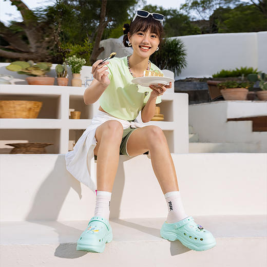 匹克态极奶酪洞洞鞋女鞋夏季新款时尚增高百搭拖鞋女ET42042L 商品图13