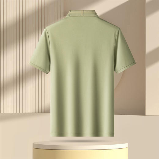 罗蒙夏季男士百搭时尚简约男t恤短袖polo衫亲肤柔软polo衫男短袖 商品图4
