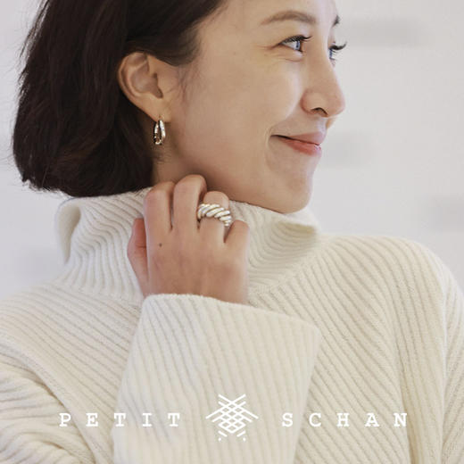 PETIT SCHAN小闪 CLO#184 quicksand 流沙 100%黄金羊毛结构设计毛衣/伞裙 商品图3