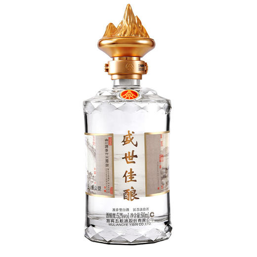 五粮液 盛世佳酿卷藏山河 52°浓香型白酒 500ml 商品图1