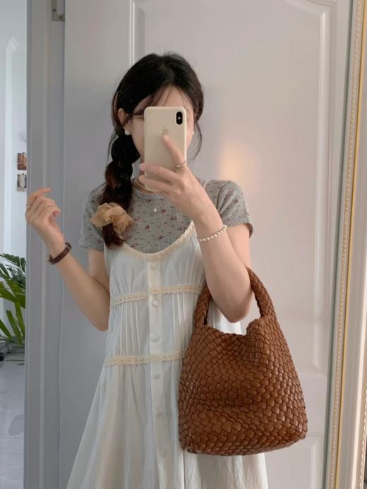 <曾小咸推荐> 小碎花木耳边短袖 商品图2