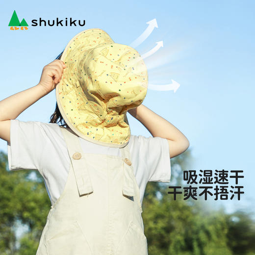 shukiku儿童双面印花防晒渔夫帽 商品图3
