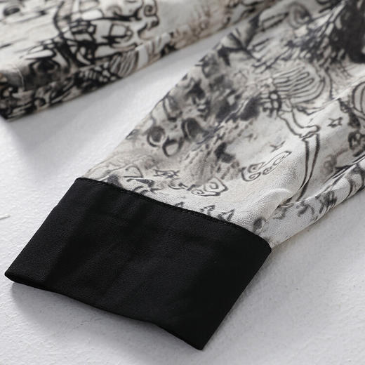 QY 18709新款通勤衬衫洋气显瘦翻领长袖上衣 商品图4