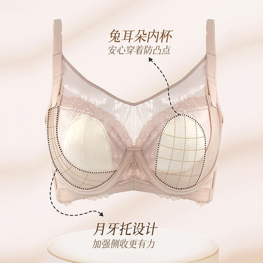 贝佳人“佳期”全罩水晶杯文胸BW932319 商品图1