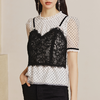 MAXRIENY | 法式复古氛围感蕾丝小吊带上衣女背心雪纺衫2023夏季(货号:MS88TP043D00) 商品缩略图2