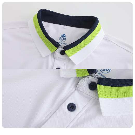 BNS-110A（PROSIMON高尔夫男款春夏横机领短袖Polo衫） 商品图2