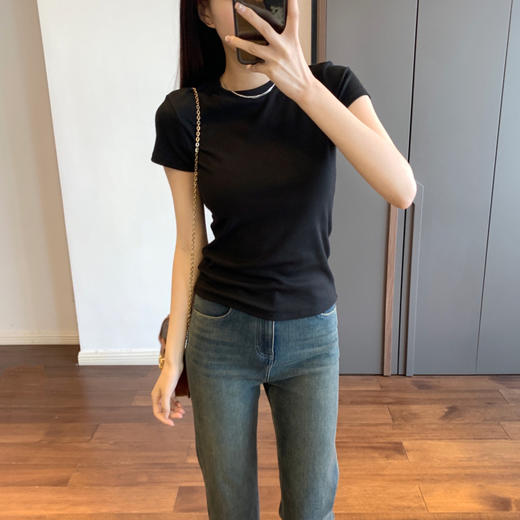 【福利款】优可丝柔软顺滑 螺纹坑条正肩修身款 商品图11