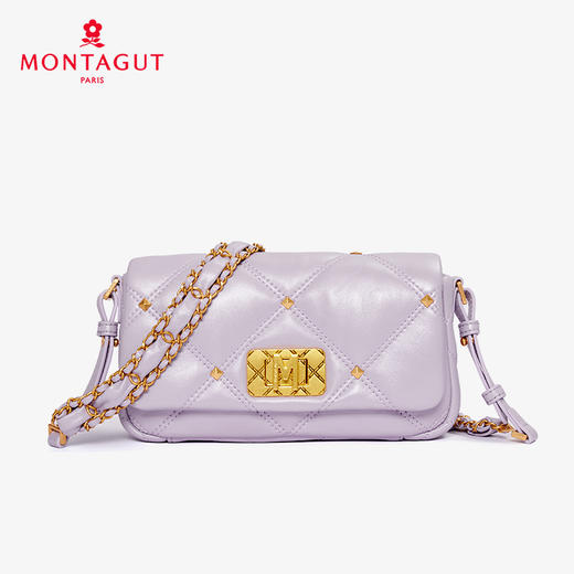 新色【高级羊皮系列】春夏时髦铆钉法棍包小方包 商品图4