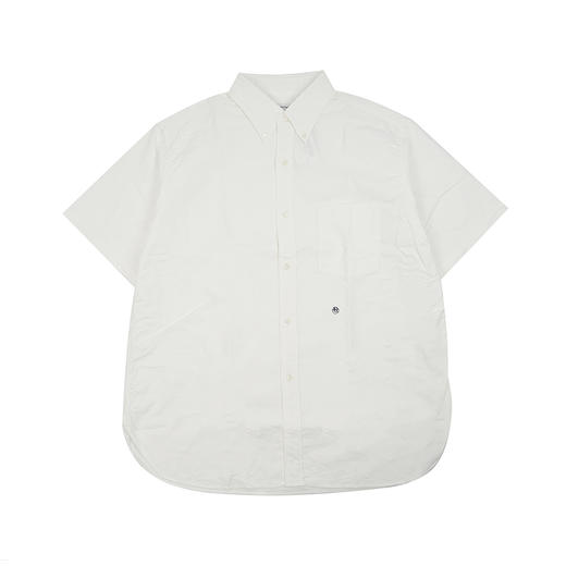 nanamica Button Down Wind S/S 男装纽扣领机能性经典短袖衬衫 商品图4