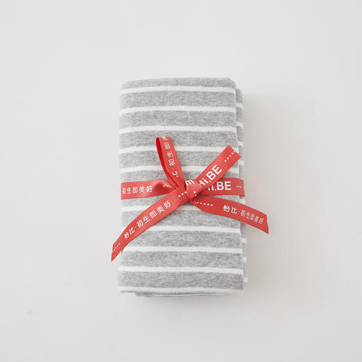 经典怡比全棉抱毯HY23WIC001白灰色调80*80cm 商品图9