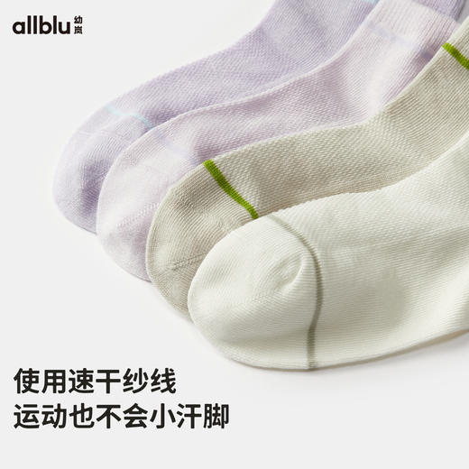 【夏Vol.1】幼岚「不臭脚网眼袜」速干透气排汗24春新款儿童男女童舒适袜子ZY 商品图1