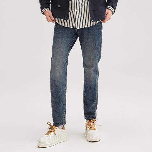 【新品上新】HX 春季水洗直筒牛仔长裤Y201410004101 商品图0