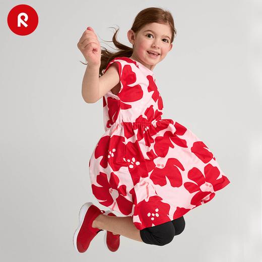 reima女孩儿童大童裙子2024春夏新款木糖醇凉感洋气防晒连衣裙 商品图3