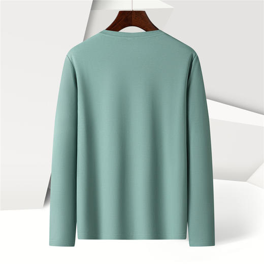 【珠地面料】罗蒙春夏圆领t恤男长袖t恤男舒适男士t恤长袖上衣男体恤 商品图10