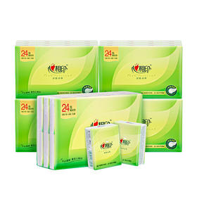 5C3624（条装）手帕心相印茶语丝享系列24包装四层纸手帕（超迷你）5条装