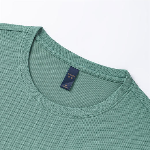 【珠地面料】罗蒙春夏圆领t恤男长袖t恤男舒适男士t恤长袖上衣男体恤 商品图11