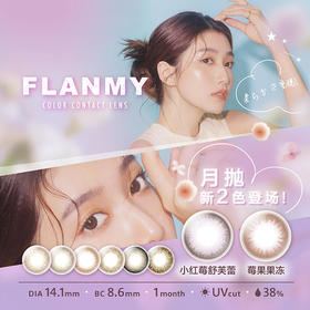 【自营仓·48h发】Flanmy 中文进口版 月抛 1枚入