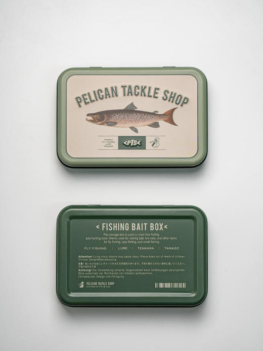 PTS鹈鹕钓 复古饵盒 小物钓收纳盒 商品图2