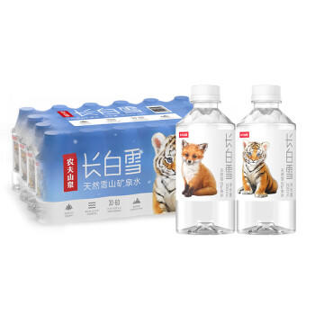 农夫山泉长白雪矿泉水 饮用天然矿泉水350ml*24瓶 整箱 /食品饮料 /饮料冲调 /饮用水 商品图0