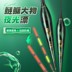 佳钓尼霸道大物夜光漂加粗醒目鲢鳙浮漂