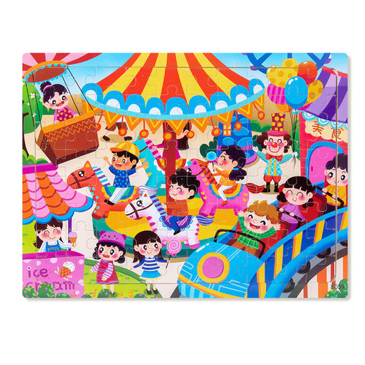 【19.9/任选2件！】80片木制拼图儿童动物卡通童话故事平面拼图，宝宝早教益智积木玩具，又萌又可爱，拼出更精彩的故事情节-lm！ 商品图5