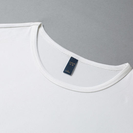 【双面磨毛】罗蒙春秋纯色t恤男长袖t恤男舒适打底衫男士t恤长袖上衣男 商品图5