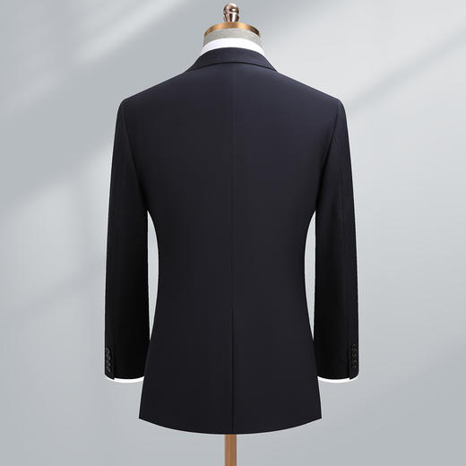 【70羊毛】罗蒙男士羊毛西装套装两件套商品质商务正装职业通勤西服套装 商品图1