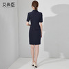 气质连衣裙遮肚显瘦春夏新款前台职业套装收腰西装美容院高端正装 商品缩略图3