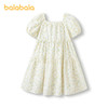 巴拉巴拉女童夏装儿童连衣裙新款中大童碎花甜美裙子泡泡袖潮 商品缩略图4