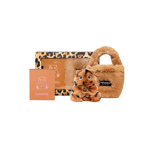 FUFUSOUL 100%午夜豹豹 獭兔毛 香薰娃娃送人送礼送女友生日节日礼物 商品图0