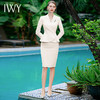 IWY/白色气质女神范儿荷叶边西装外套包臀裙时尚套装春季套裙CS1852 商品缩略图2