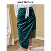 MAXRIENY-复古风丝绒半身裙(货号:MC87SK550) 商品缩略图0