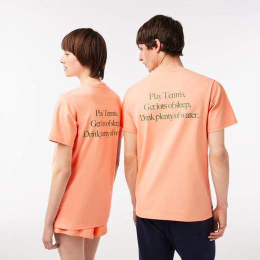 小鱼 SPORTY & RICH 联名 印花图案衣角刺绣标 OVERSIZED圆领短袖T恤 男女同款 特惠 Z-11397 商品图12