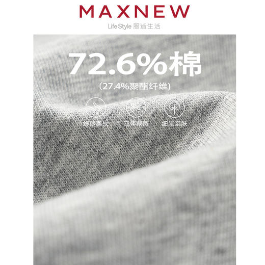 【T恤】女装MAX柔棉亲肤多彩百搭合体T恤 1N2221271 商品图4