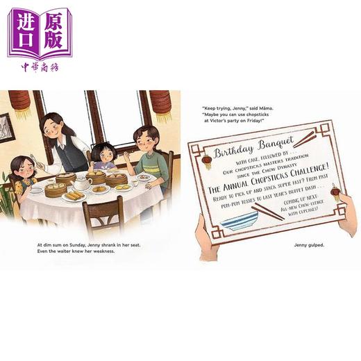 【中商原版】Fun China趣读中华 棘手的筷子 Tricky Chopsticks 英文原版 儿童绘本故事 中国传统文化 精装精品绘本 进口童书 商品图3