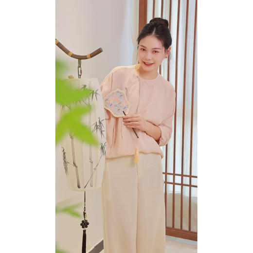 【抖音专属】【和光同尘】中式套头衫（23708206如梦令） 商品图0