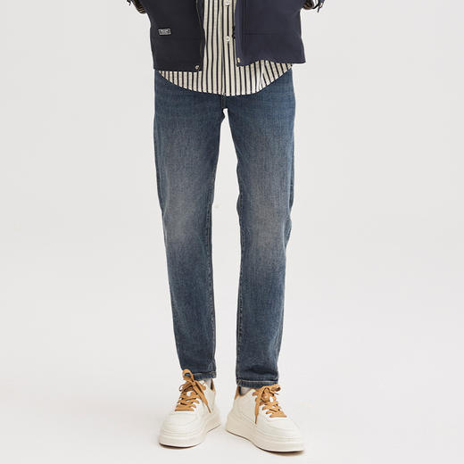 【新品上新】HX 春季水洗直筒牛仔长裤Y201410004101 商品图1