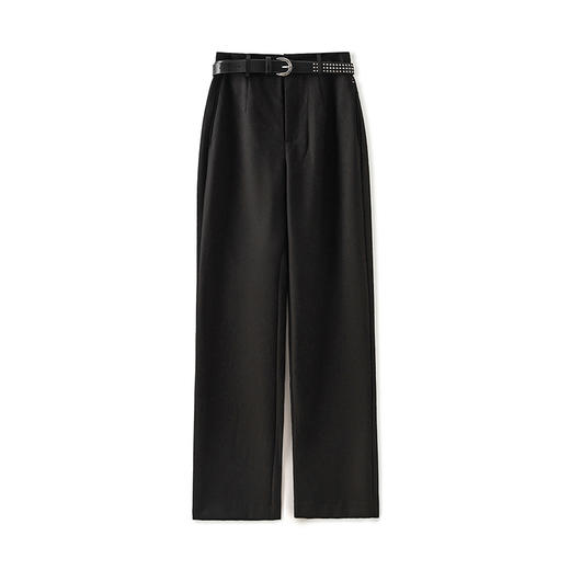 小众气质通勤休闲，高腰显瘦遮肉直筒西裤阔腿裤WLZD-2401509 商品图4