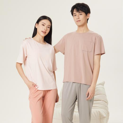 连绵·莫代尔凉感短袖长裤睡衣套装（男/女） 商品图7