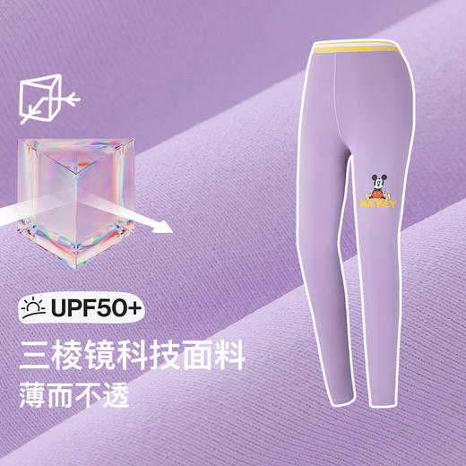 ubras旗下likeuu 凉感打底裤长裤五分裤(日常I) 商品图3