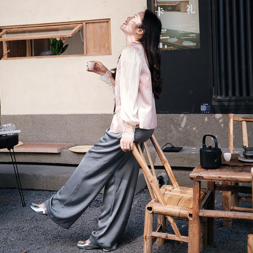 【福利清仓】松紧腰 慵懒宽松阔腿裤 商品图4