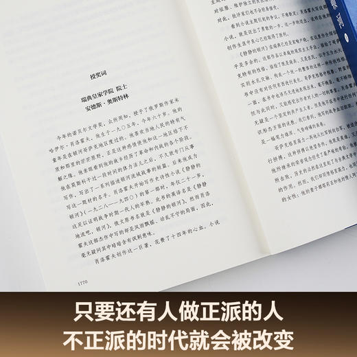 【预售】静静的顿河（全三册）只要还有人做正派的人，不正派的时代就会被改变 商品图4