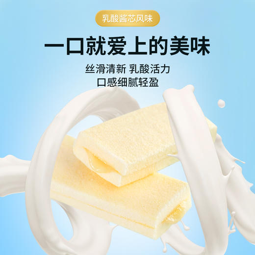 港荣 蒸蛋糕 乳酸小口袋夹心面包营养早餐食品点心糕点休闲零食小吃 乳酸小口袋 450g 箱 商品图2