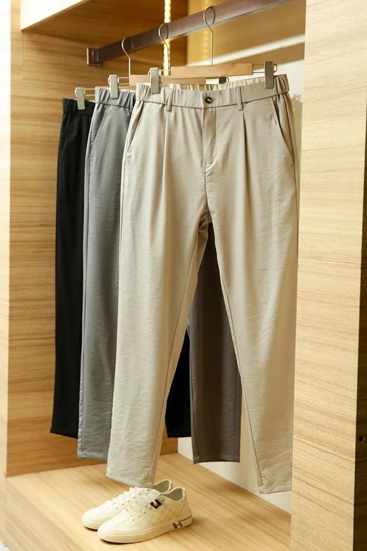 冰丝棉+YKK拉链 舒适抗菌透气 男士休闲裤 商品图0