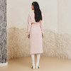 MAXRIENY柔美复古感蔷薇粉运动套装半身裙长裙开叉MC88SK075R10 商品缩略图3