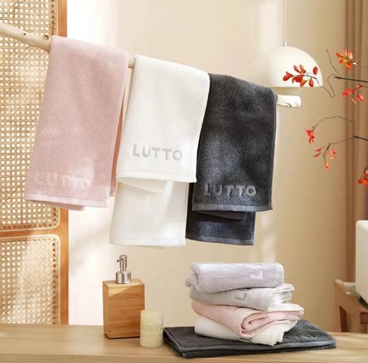 【2条装】自然醒纯棉素色毛巾家用洗脸成人加厚全棉柔软吸水洗澡大浴巾WDF 商品图13