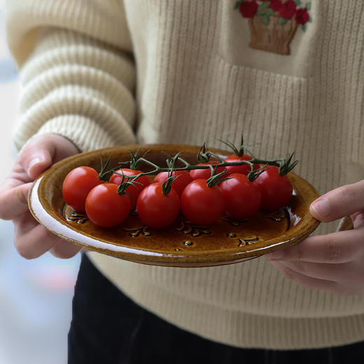 中国 素云里 酱釉系列 罐 仿宋折腰盘 双耳钵 高足盘 马克杯 商品图0