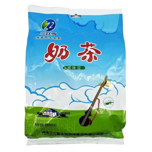 2024新款青海风味三江雪清真奶茶礼盒装 830g/盒 内含奶茶3袋-熬茶1袋、咸味奶茶1袋、青稞奶茶一袋 全国包邮 商品图2